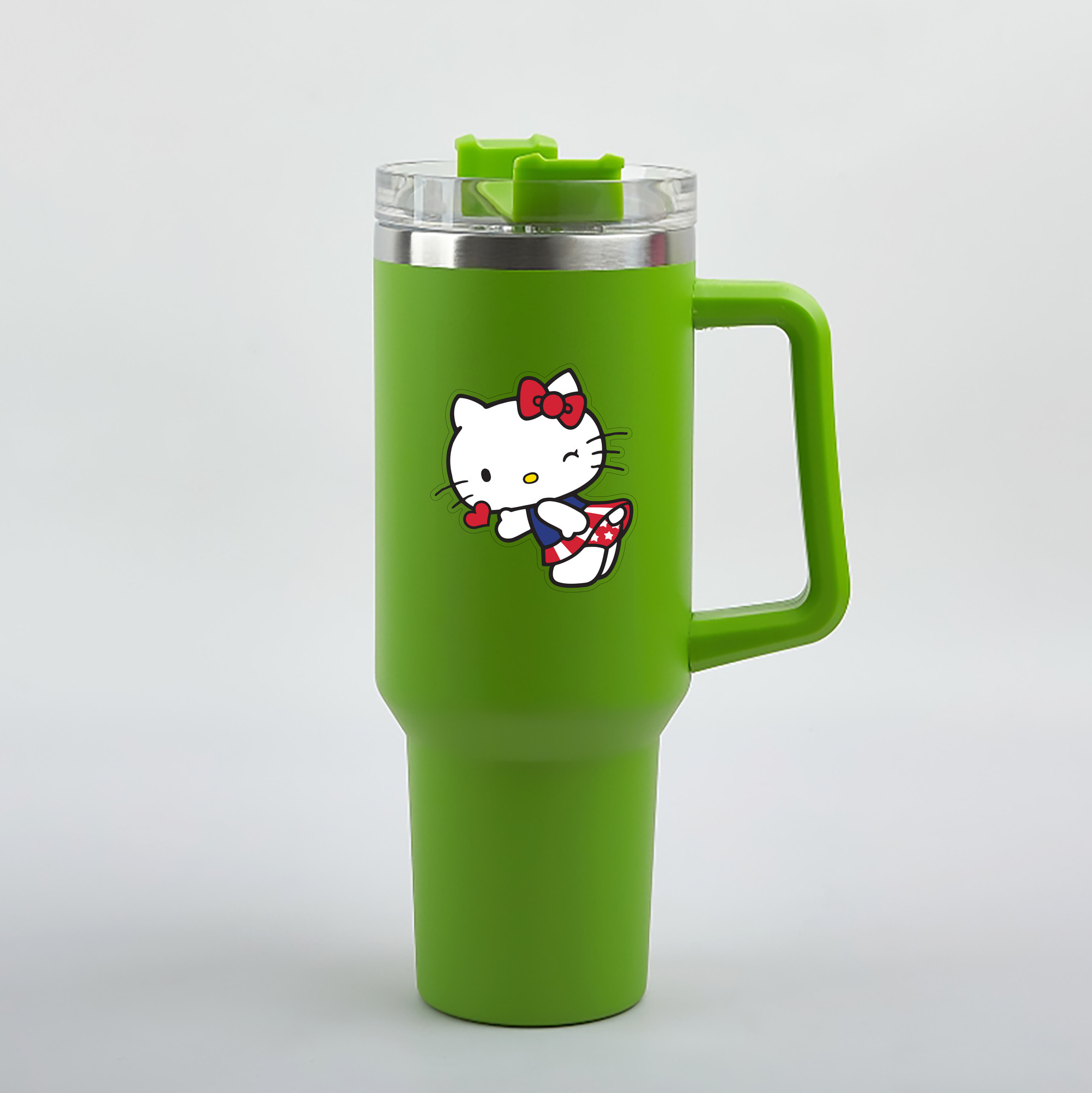 （画像用） Hello Kitty ハローキティ 1200mL車用タンブラー（カラープリント）